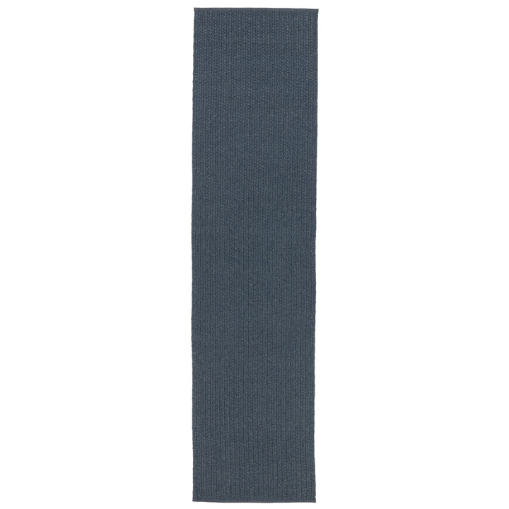 Jaipur Living Iver Indoor/ Outdoor Solid Blue/ Gray Area Rug (7'6"X9'6")