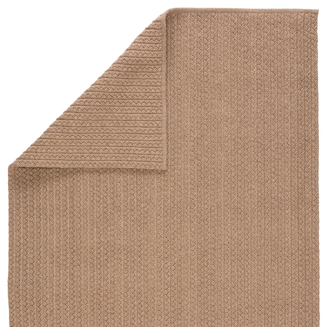 Jaipur Living Iver Indoor/ Outdoor Solid Tan Area Rug (10'X14')