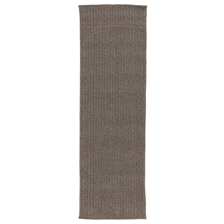 Jaipur Living Iver Indoor/ Outdoor Solid Gray/ Taupe Area Rug (2'X3')