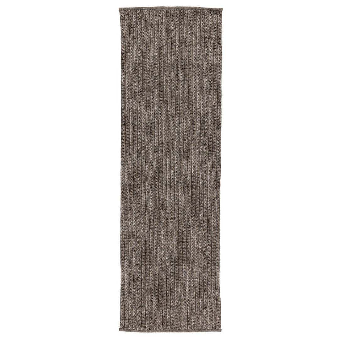 Jaipur Living Iver Indoor/ Outdoor Solid Gray/ Taupe Area Rug (8'10"X11'9")