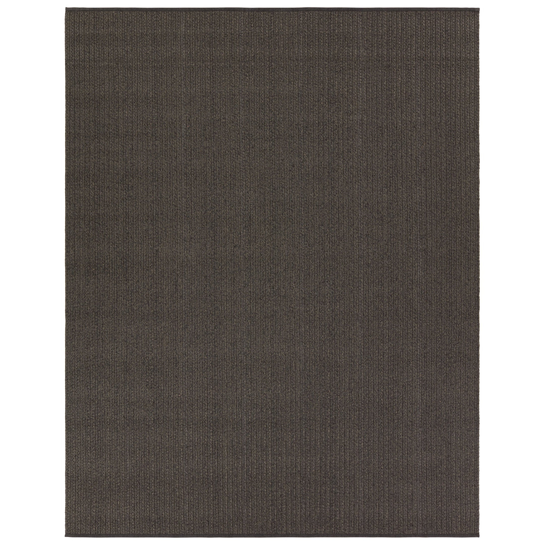 Jaipur Living Iver Handmade Indoor/Outdoor Solid Dark Gray Area Rug (4'X6')