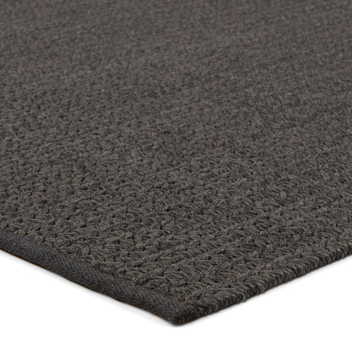 Jaipur Living Iver Handmade Indoor/Outdoor Solid Dark Gray Area Rug (8'10"X11'9")