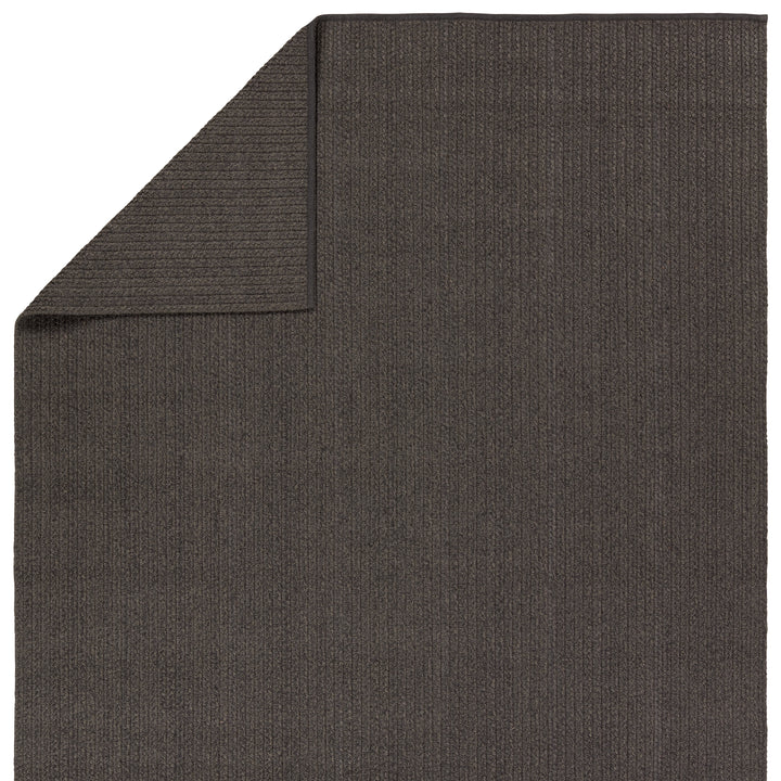 Jaipur Living Iver Handmade Indoor/Outdoor Solid Dark Gray Runner Rug (3'X12')