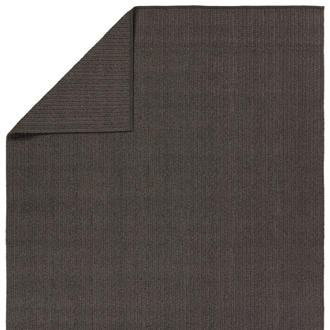 Jaipur Living Iver Handmade Indoor/Outdoor Solid Dark Gray Runner Rug (2'6"X10')