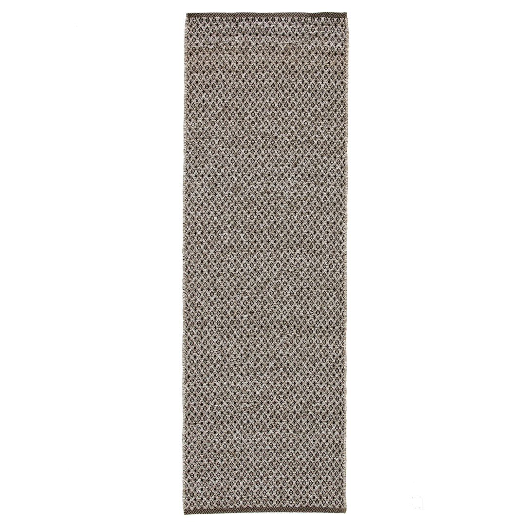 Jaipur Living Foster Indoor/ Outdoor Trellis Gray/ White Runner Rug (2'6"X8')