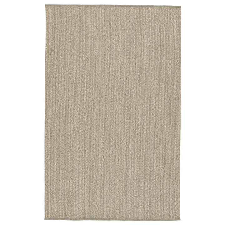 Jaipur Living Sven Indoor/ Outdoor Solid Taupe/ Cream Area Rug (4'X6')