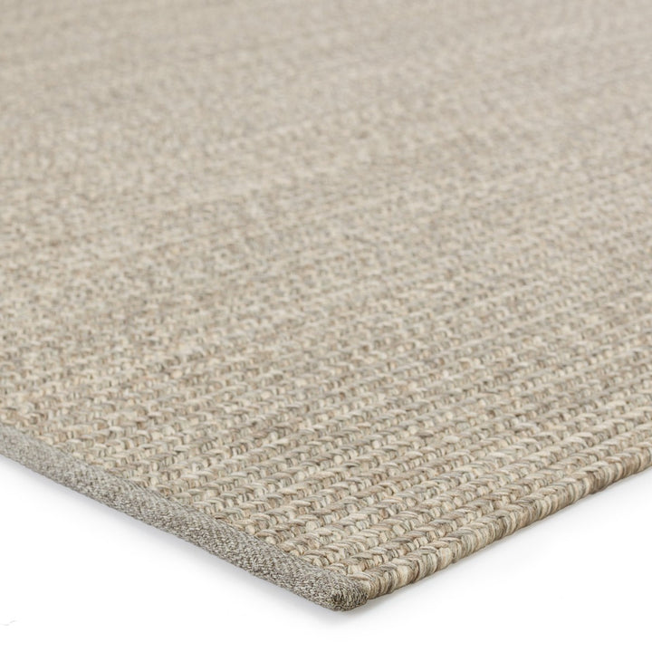 Jaipur Living Sven Indoor/ Outdoor Solid Taupe/ Cream Area Rug (4'X6')