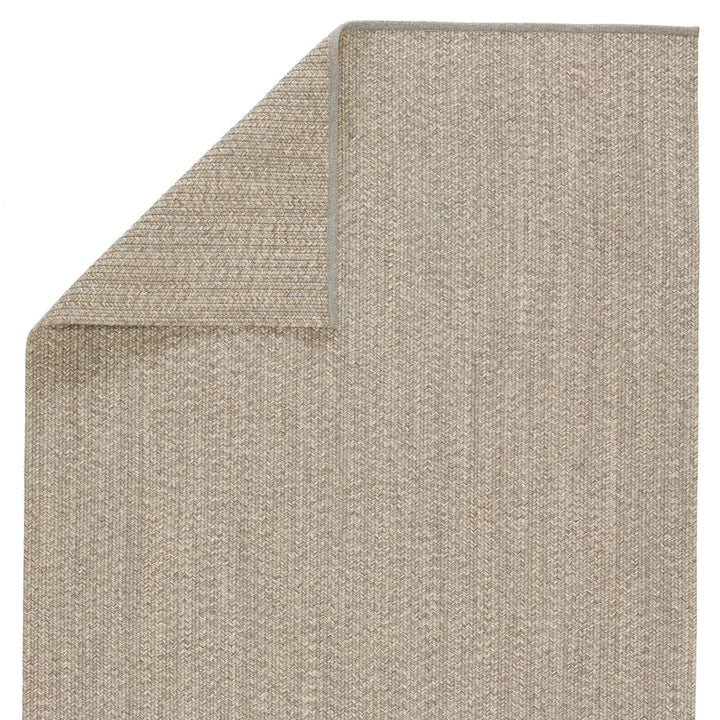 Jaipur Living Sven Indoor/ Outdoor Solid Taupe/ Cream Area Rug (5'X8')