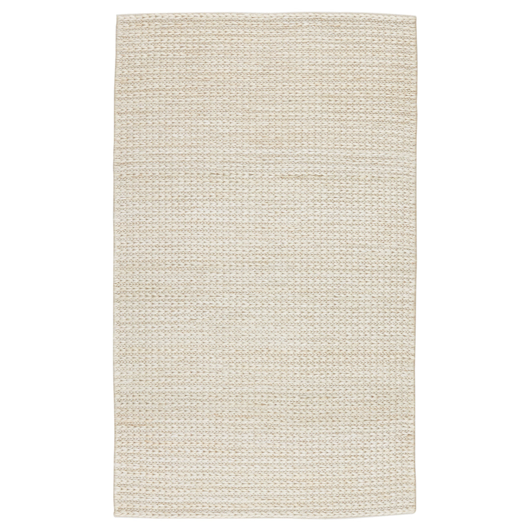 Jaipur Living Calista Natural Solid White Area Rug (10'X14')