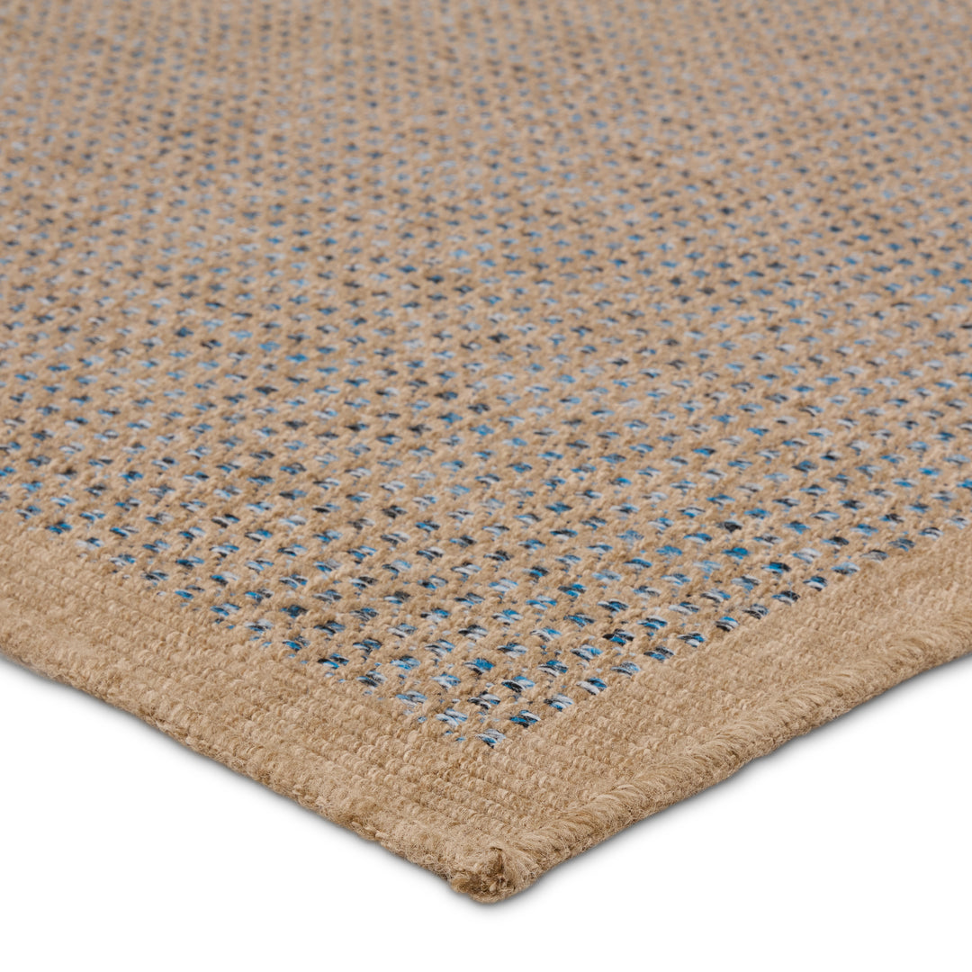 Vibe by Jaipur Living Kidal Indoor/Outdoor Solid Brown/ Blue Runner Rug (3'X8')