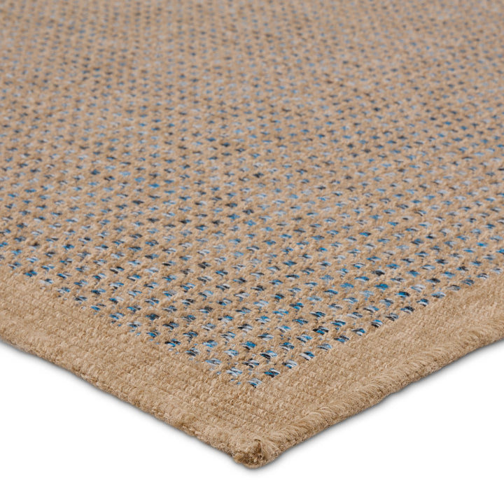 Vibe by Jaipur Living Kidal Indoor/Outdoor Solid Brown/ Blue Area Rug (8'X10')