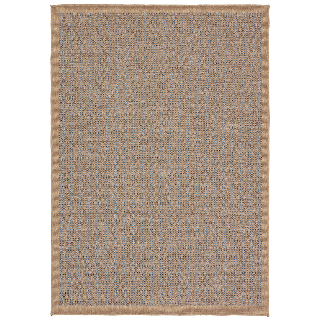 Vibe by Jaipur Living Kidal Indoor/Outdoor Solid Brown/ Blue Runner Rug (3'X8')