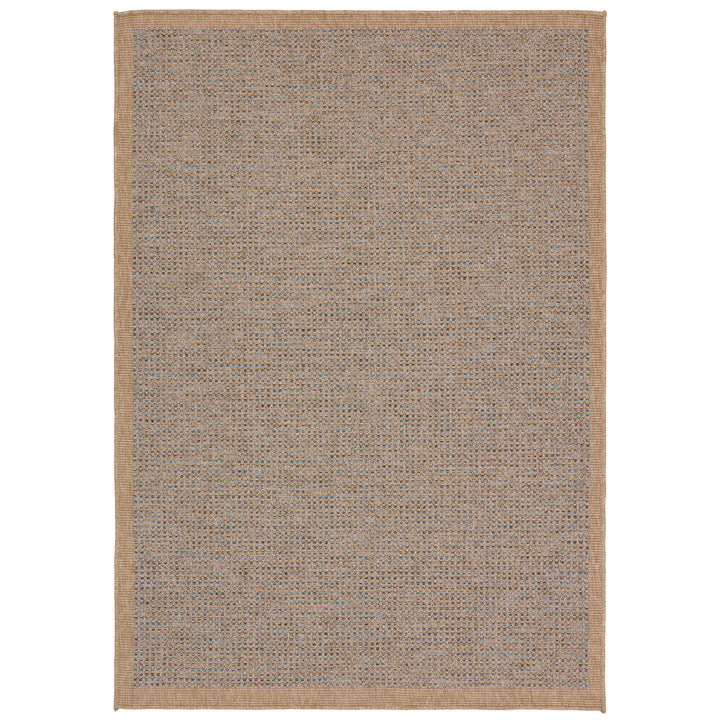 Vibe by Jaipur Living Kidal Indoor/Outdoor Solid Brown/ Blue Runner Rug (3'X8')