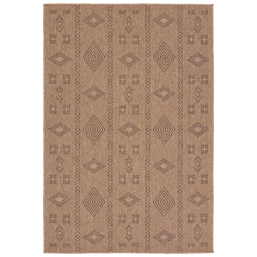 Vibe by Jaipur Living Sahel Indoor/Outdoor Tribal Brown Area Rug (2'X3')