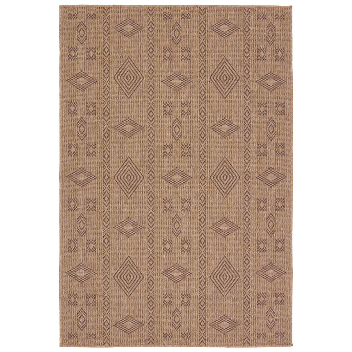 Vibe by Jaipur Living Sahel Indoor/Outdoor Tribal Brown Area Rug (2'X3')