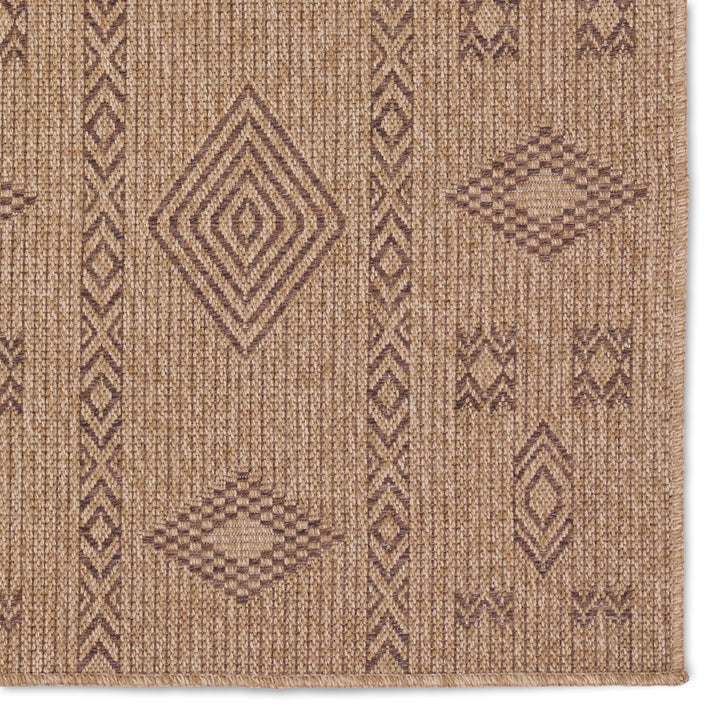 Vibe by Jaipur Living Sahel Indoor/Outdoor Tribal Brown Area Rug (2'X3')