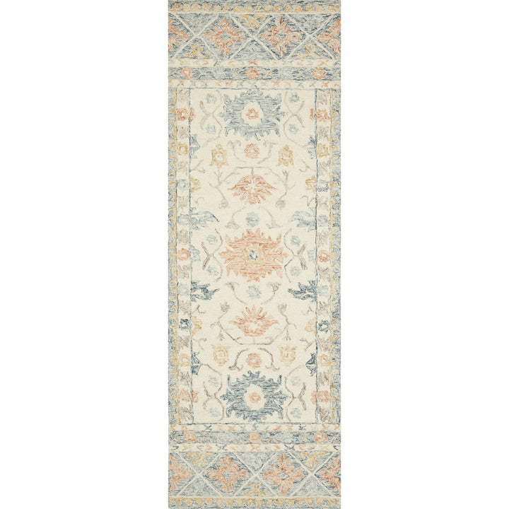 Loloi Norabel Ivory / Multi 18" x 18" Sample Rug