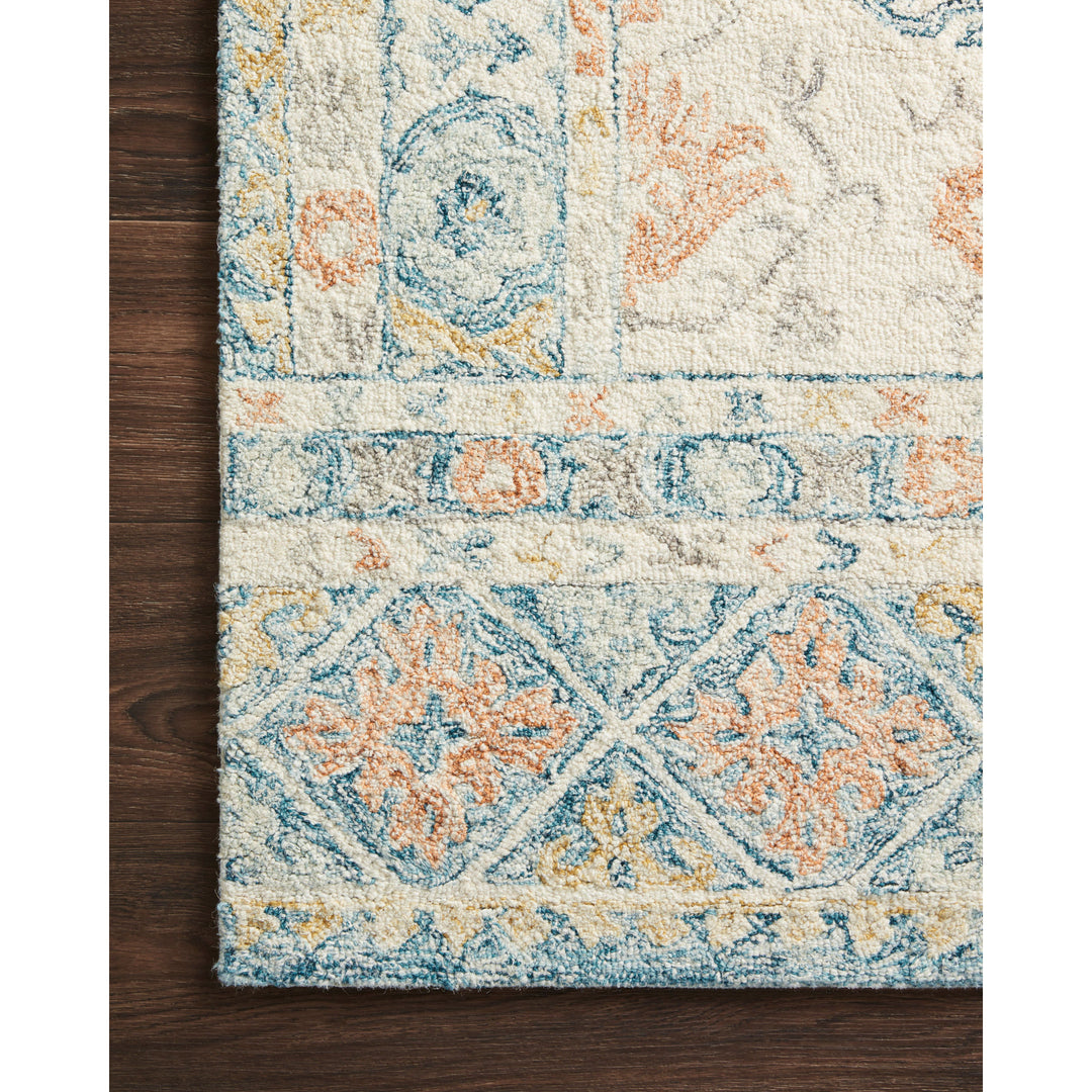 Loloi Norabel Ivory / Multi 2'-6" x 7'-6" Runner Rug