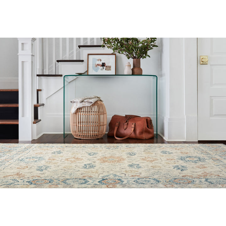 Loloi Norabel Ivory / Multi 2'-6" x 9'-9" Runner Rug