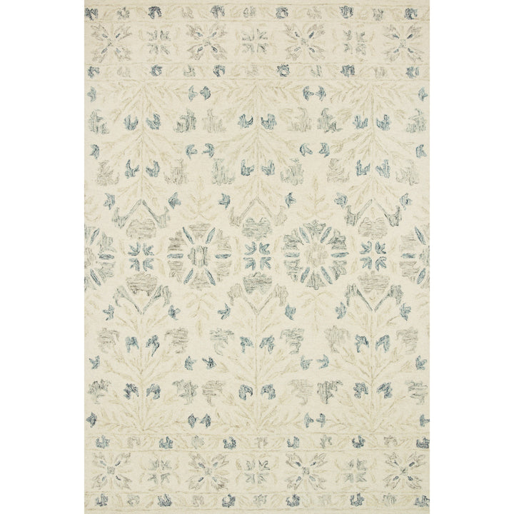 Loloi Norabel Ivory / Grey 8'-6" x 12' Area Rug