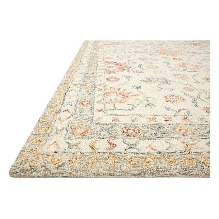 Loloi Norabel Ivory / Rust 8'-6" x 12' Area Rug