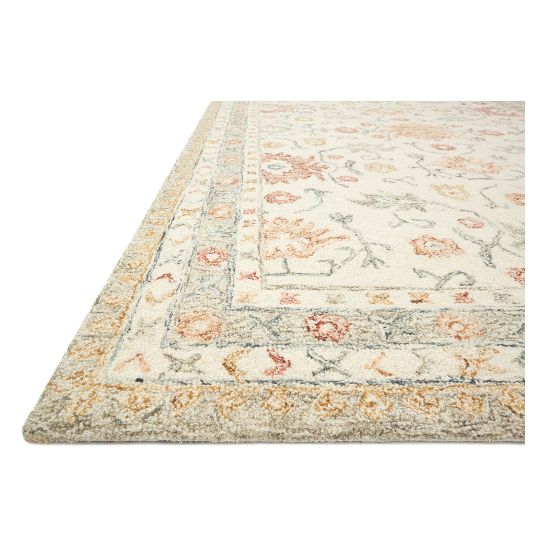 Loloi Norabel Ivory / Rust 2'-3" x 3'-9" Accent Rug