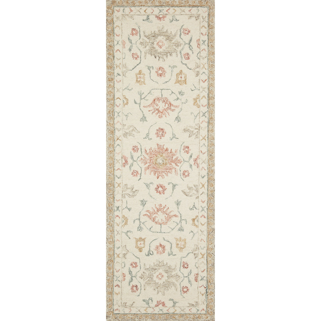 Loloi Norabel Ivory / Rust 8'-6" x 12' Area Rug