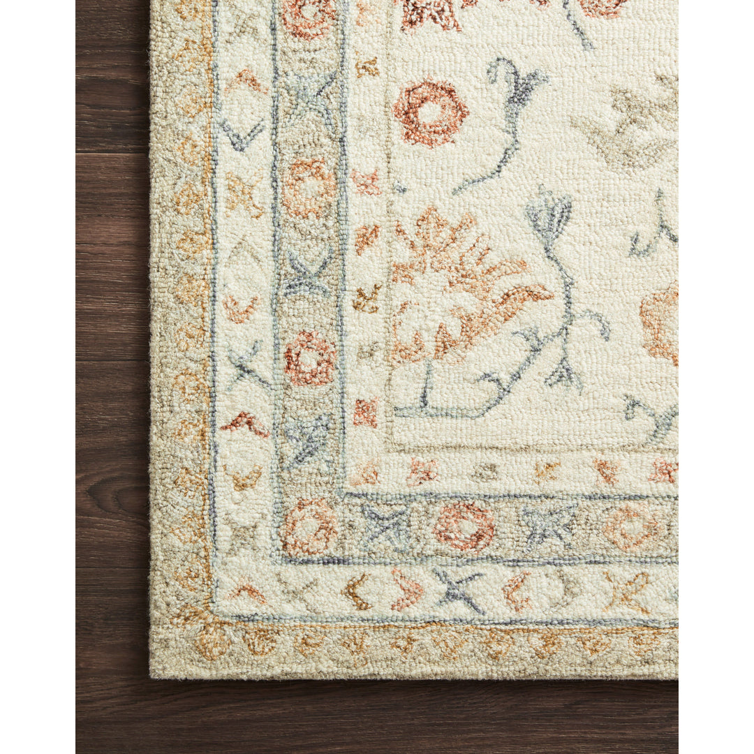 Loloi Norabel Ivory / Rust 8'-6" x 12' Area Rug