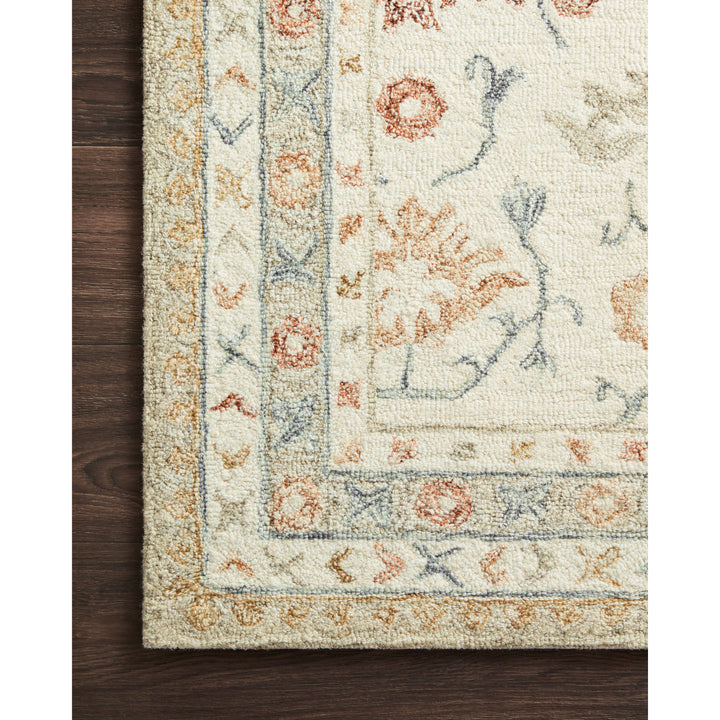 Loloi Norabel Ivory / Rust 8'-6" x 12' Area Rug