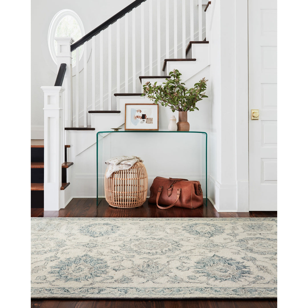 Loloi Norabel Ivory / Blue 9'-3" x 13' Area Rug