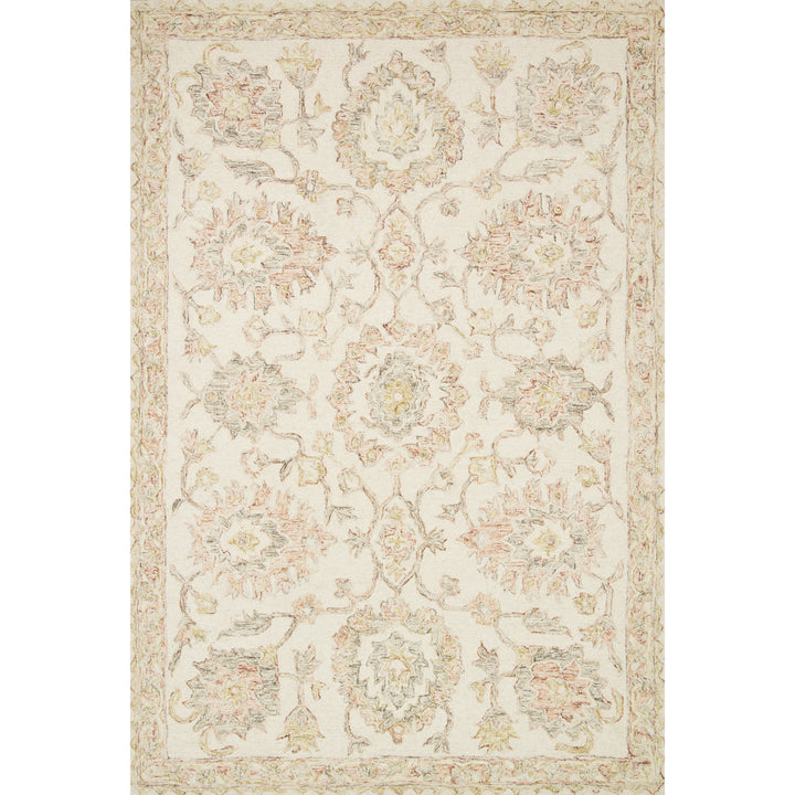 Loloi Norabel Ivory / Blush 2'-3" x 3'-9" Accent Rug