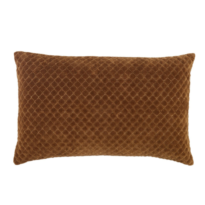 Jaipur Living Rawlings Trellis Brown Down Pillow (13"X21" Lumbar)