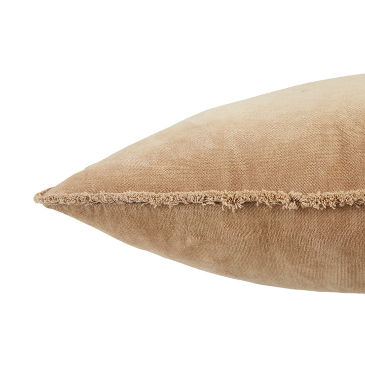 Jaipur Living Sunbury Solid Beige Poly Fill Pillow (26" Square)