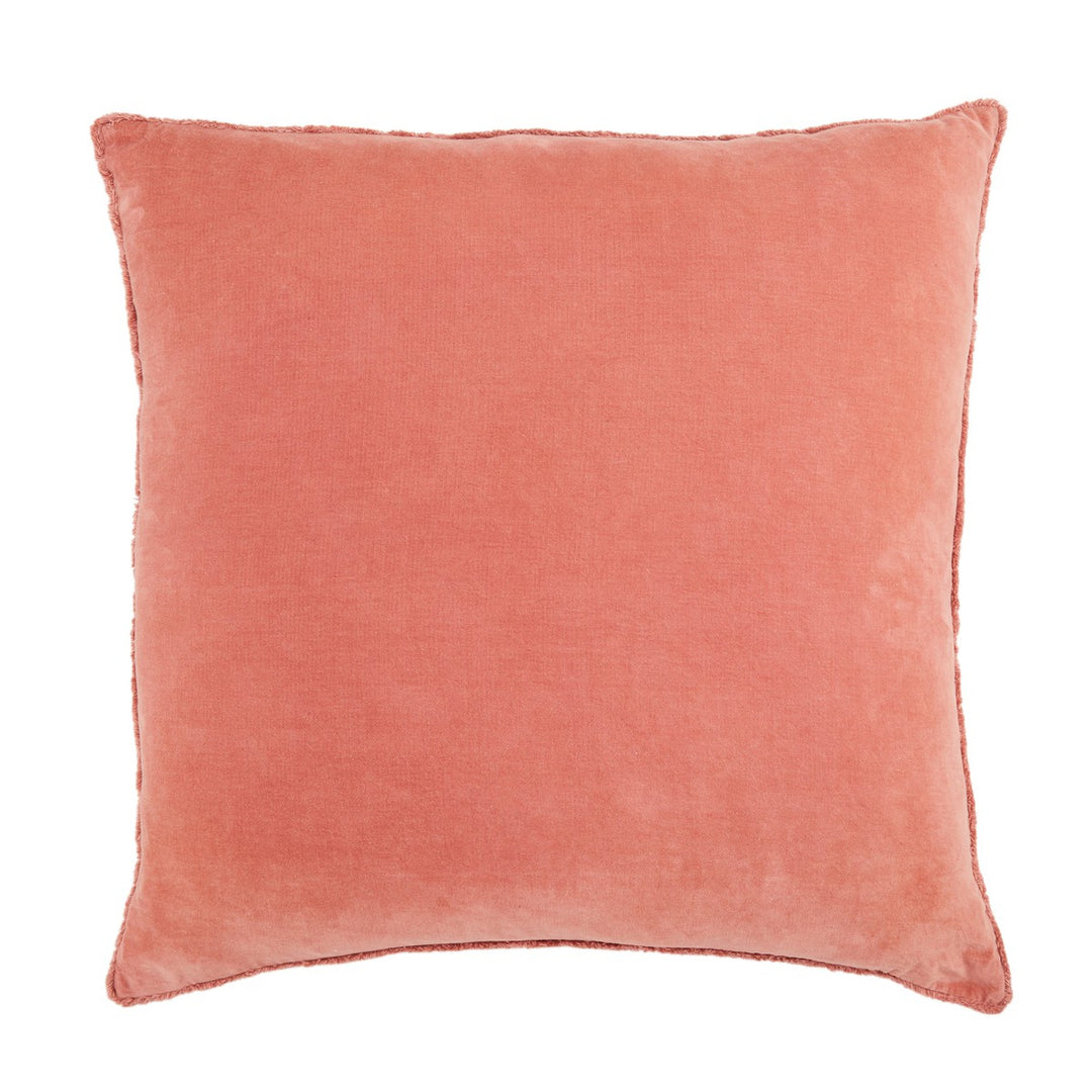 Jaipur Living Sunbury Solid Pink Poly Fill Pillow (26" Square)