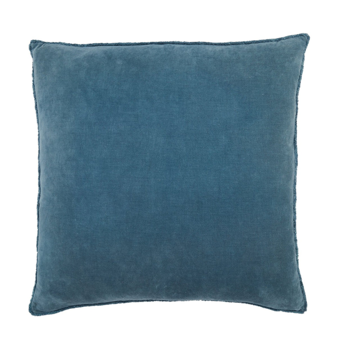 Jaipur Living Sunbury Solid Blue Down Pillow (26" Square)