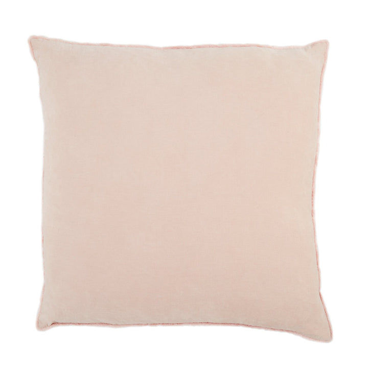 Jaipur Living Sunbury Solid Blush Poly Fill Pillow (26" Square)