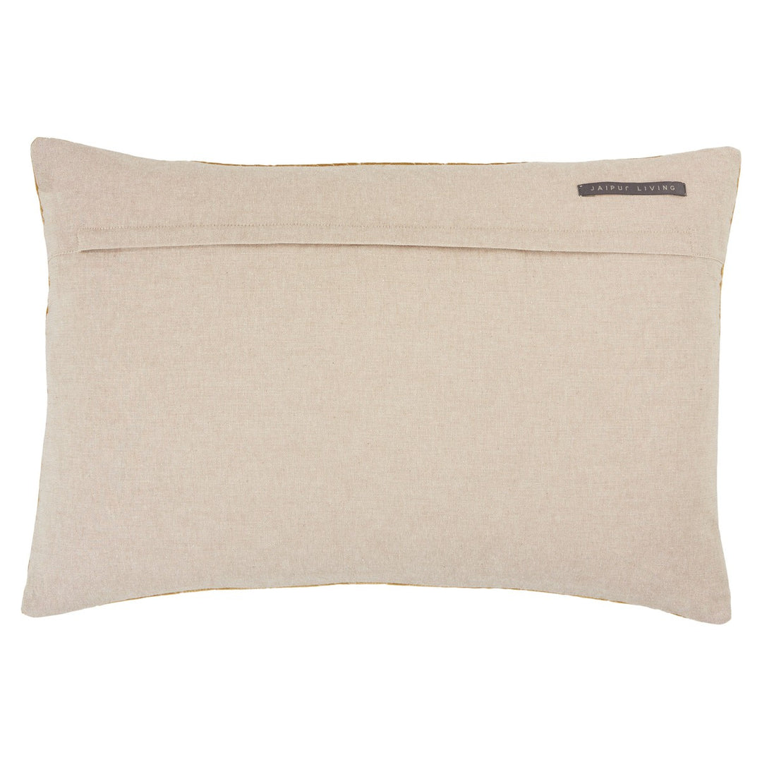 Jaipur Living Bourdelle Chevron Beige Down Pillow (16"X24" Lumbar)