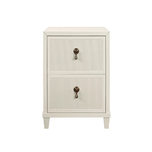 Novalie Two Drawer Side Table