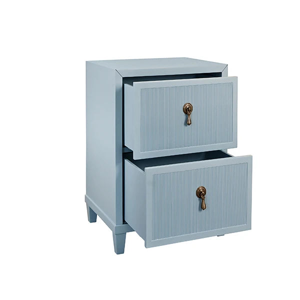 Novalie Two Drawer Side Table