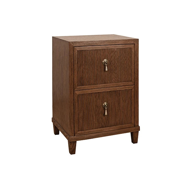 Novalie Two Drawer Side Table