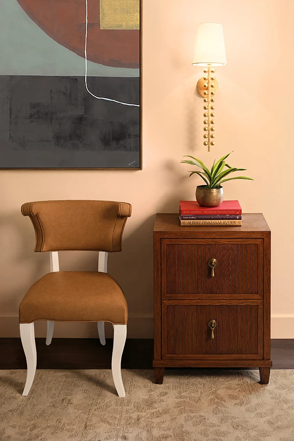 Novalie Two Drawer Side Table