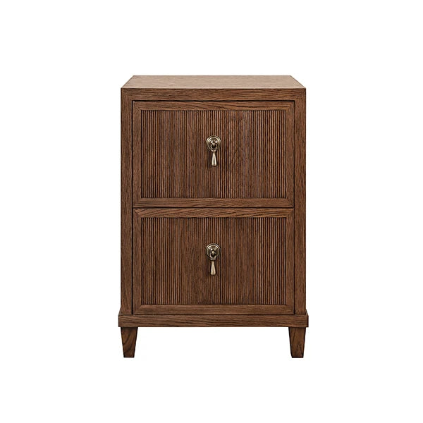 Novalie Two Drawer Side Table