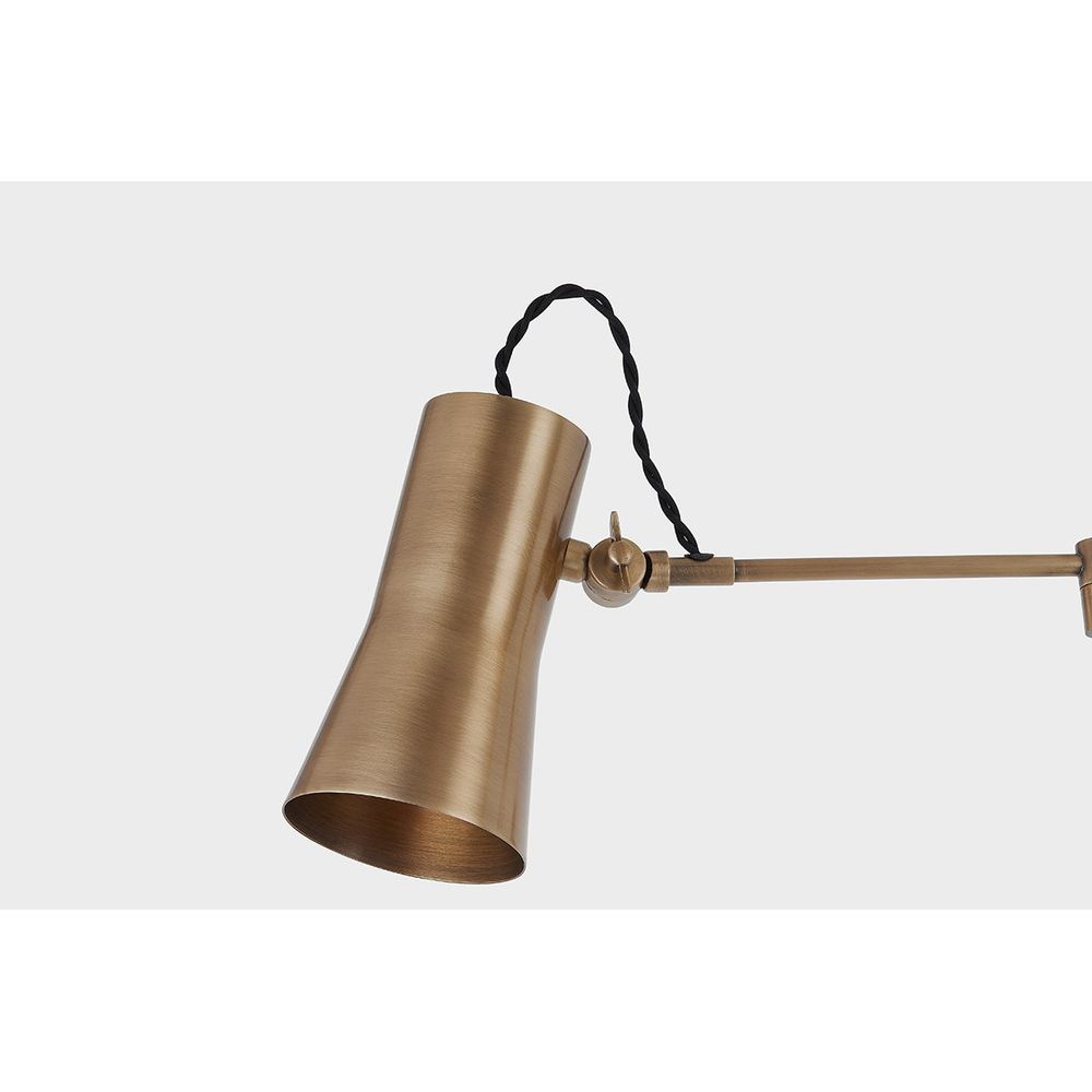 Novel Plug-In Sconce - Patina Brass