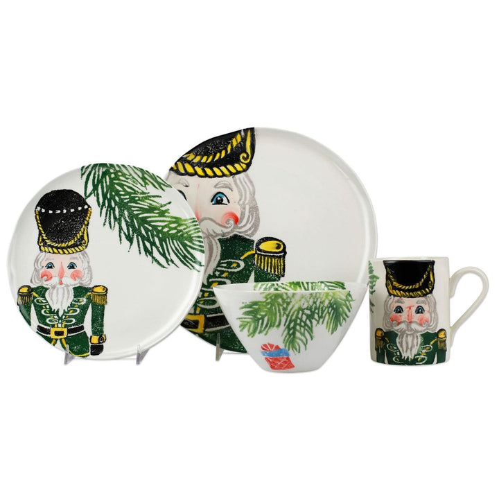 Nutcrackers Place Setting - 4-Piece / Green