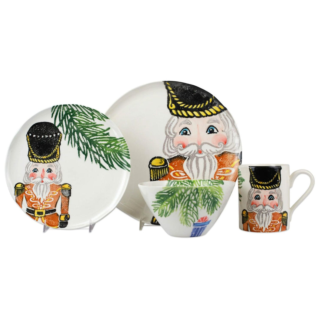 Nutcrackers Place Setting - 4-Piece / Gold