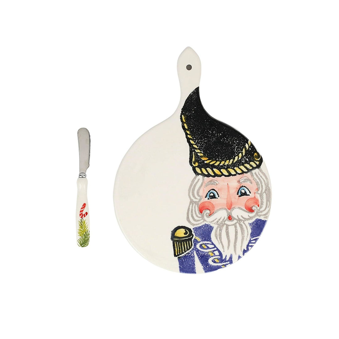 Nutcrackers Small Cheese Board with Spreader - Default Title