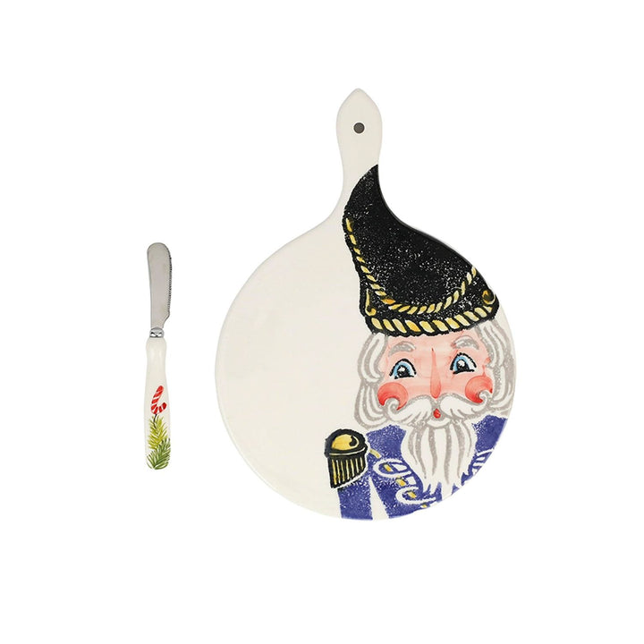 Nutcrackers Small Cheese Board with Spreader - Default Title