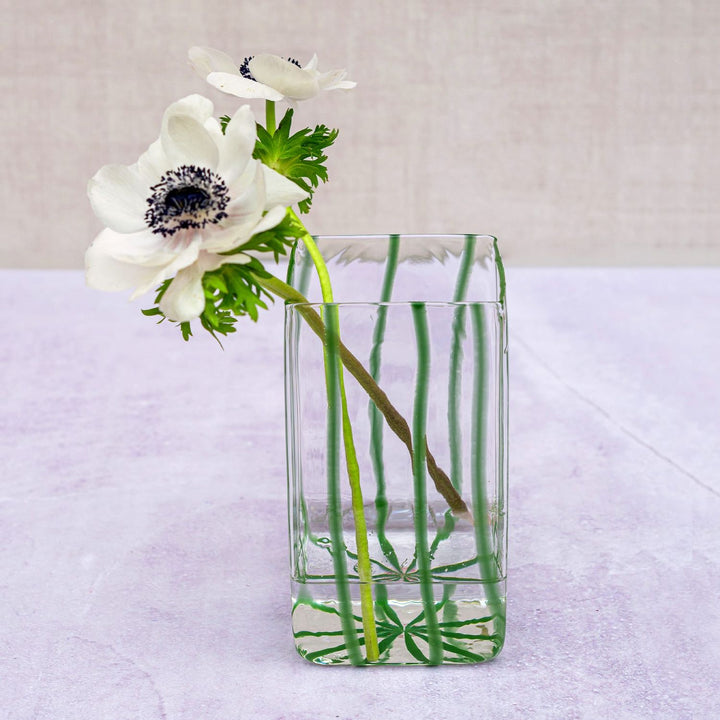 Nuovo Stripe Square Vase