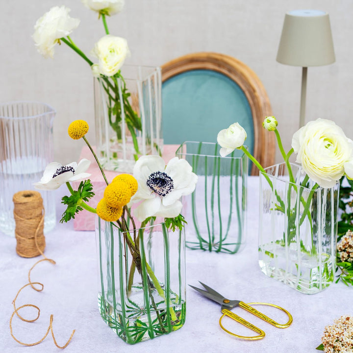 Nuovo Stripe Square Vase