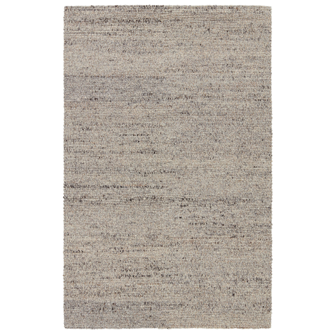 Jaipur Living Burch Handmade Solid Gray/ Brown Area Rug (6'X9')